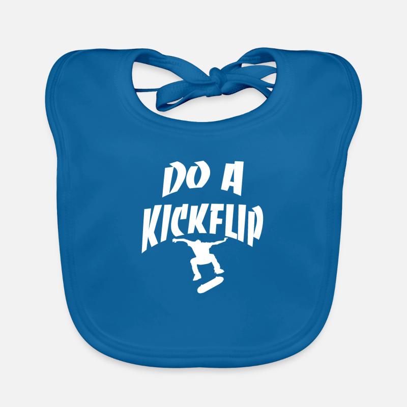 Do A Kickflip Organic Baby Bibs