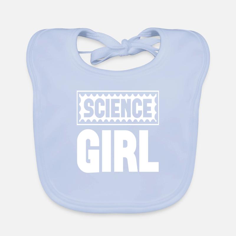 Fille de sciences Bavoir bio Bébé