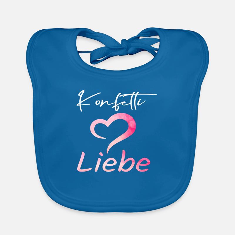 Konfetti im liebe Baby Bio-Lätzchen