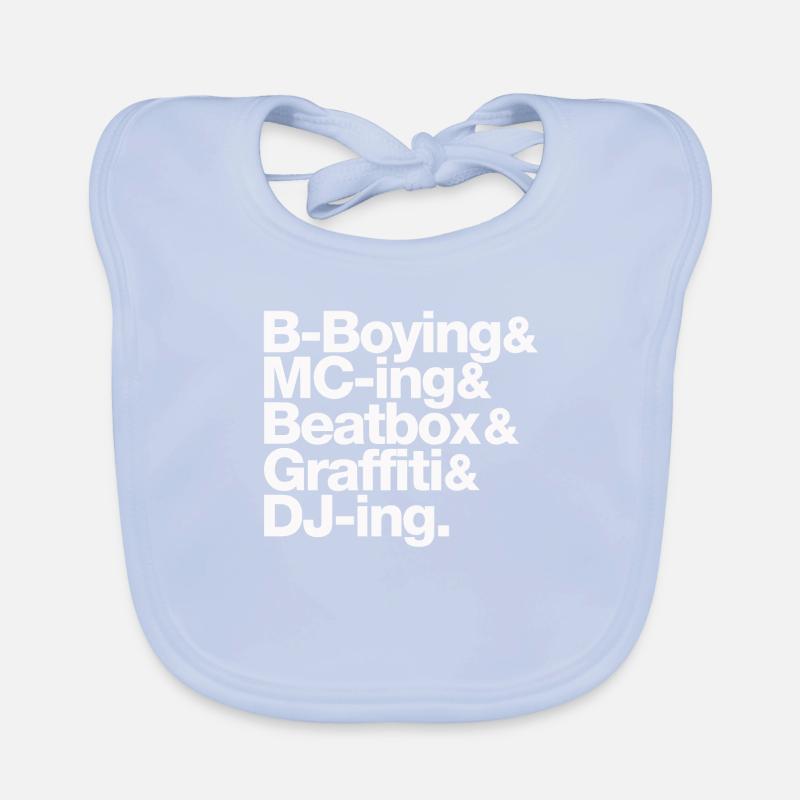 Hip Hop Cinq Éléments Bavoir bio Bébé