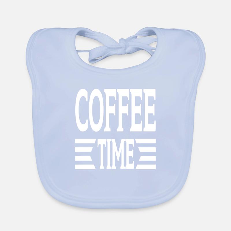 Coffee Time Organic Baby Bibs