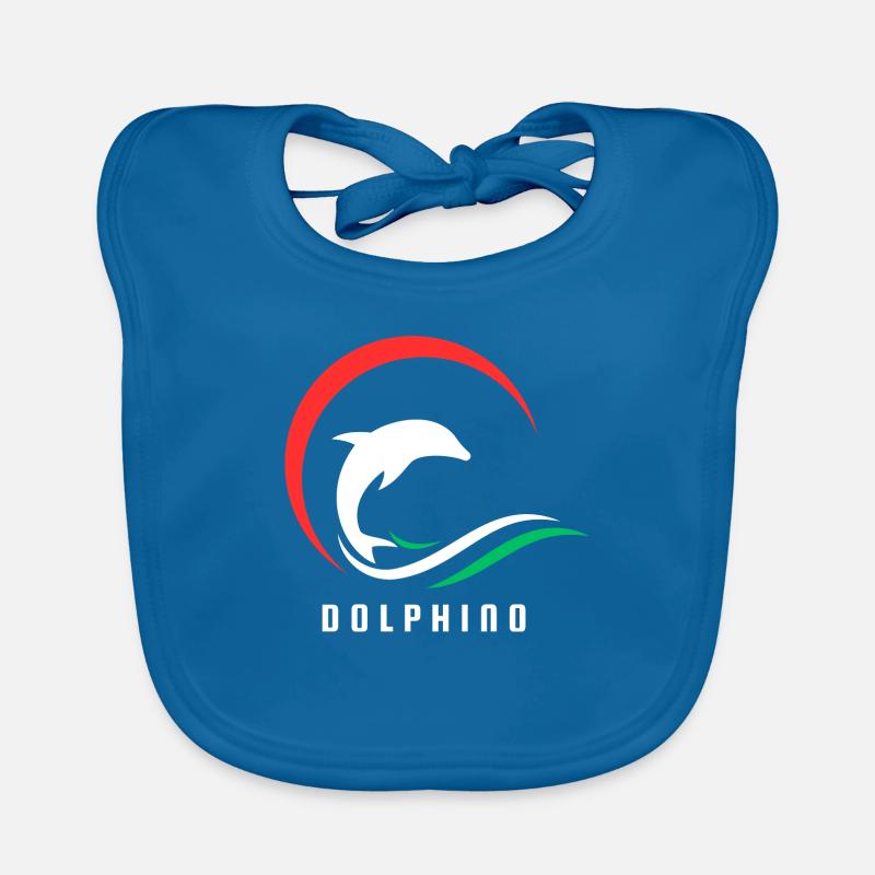 Delfin, Logo Design , Lustig Baby Bio-Lätzchen