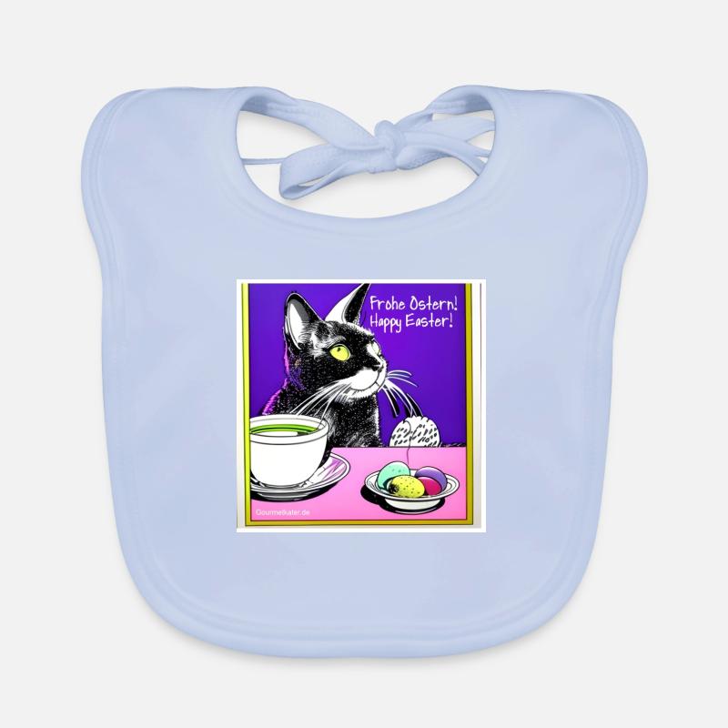 Frohe Ostern Baby Bio-Lätzchen