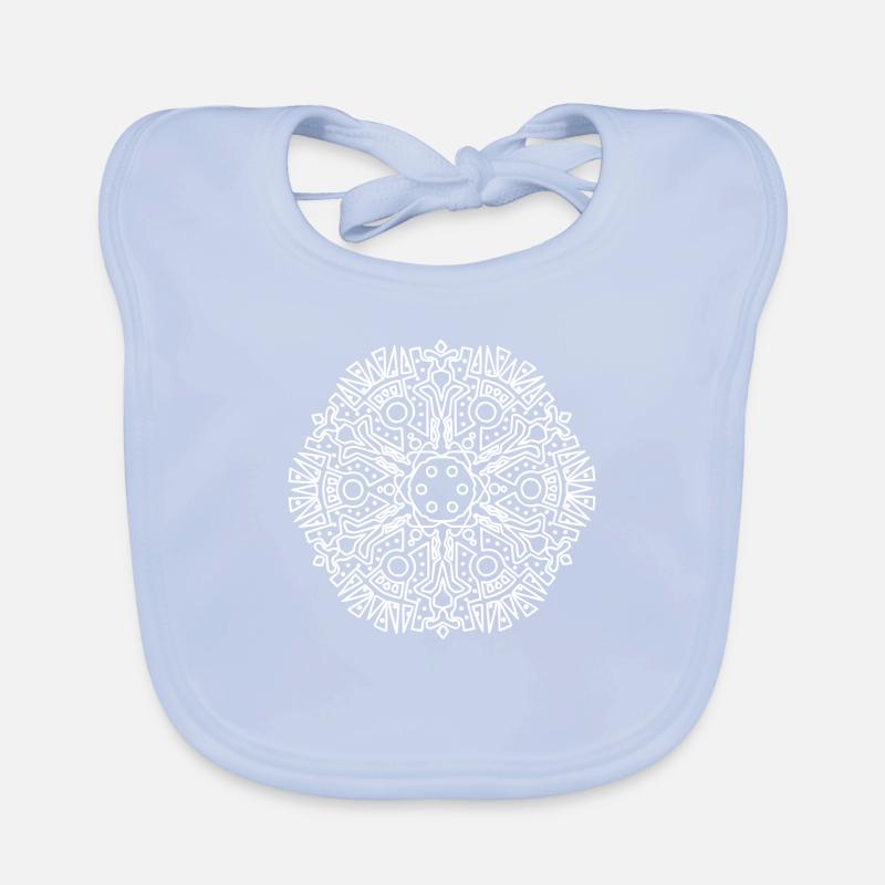 Maya Pattern Organic Baby Bibs