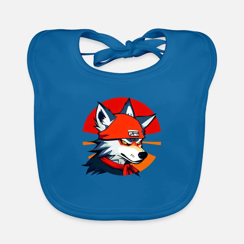 Wolf - Ninja - Japan Baby Bio-Lätzchen