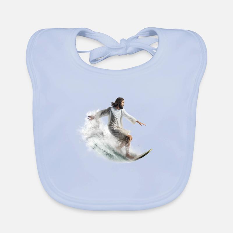 Surf God Organic Baby Bibs