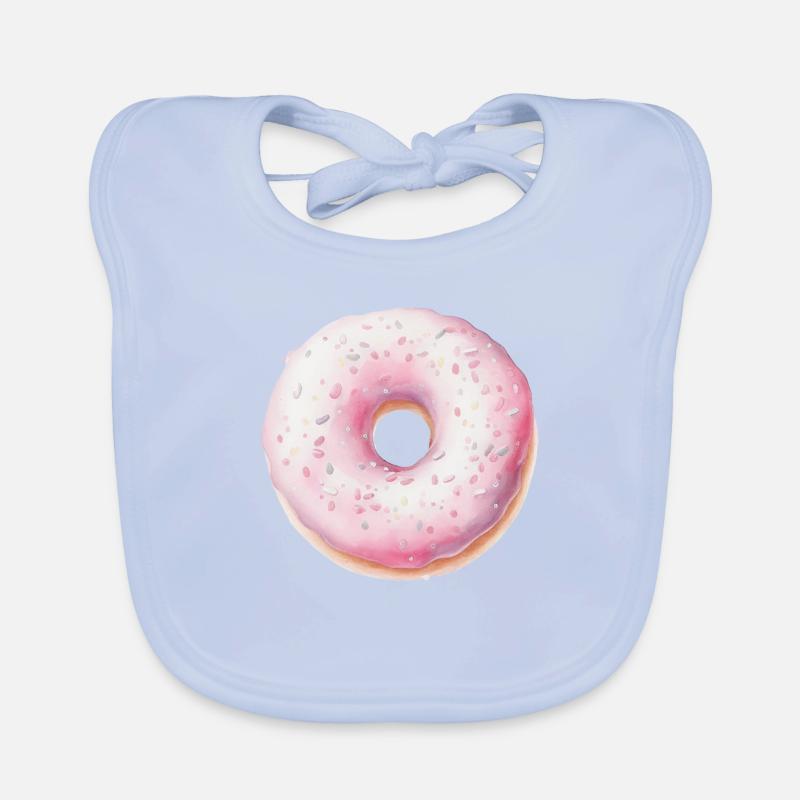 Doughnut Organic Baby Bibs