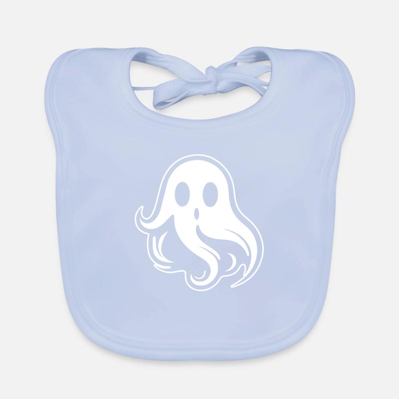 Ghost Ghosts Witching Hour Halloween Bavoir bio Bébé