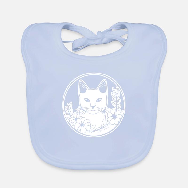 Chat chaton chaton dame Bavoir bio Bébé