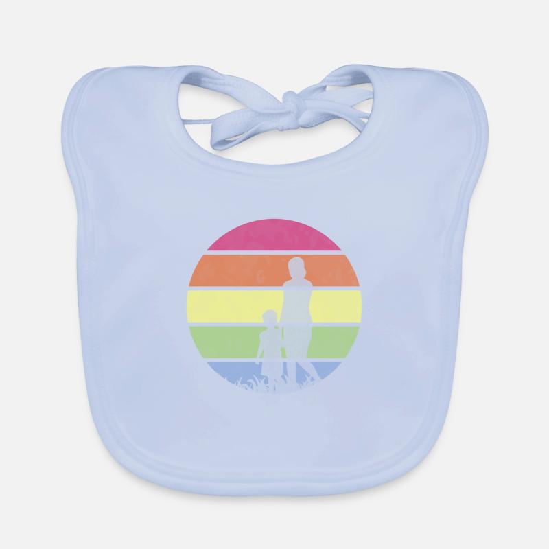 mutter und sohn - Muttertagsgeschenke Baby Bio-Lätzchen