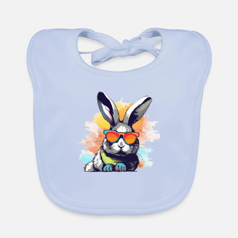 Log the rabbit Organic Baby Bibs