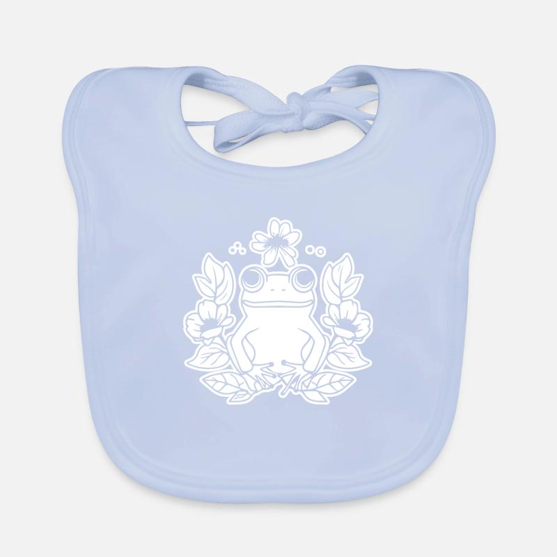 Frog Amphibian Toad Organic Baby Bibs