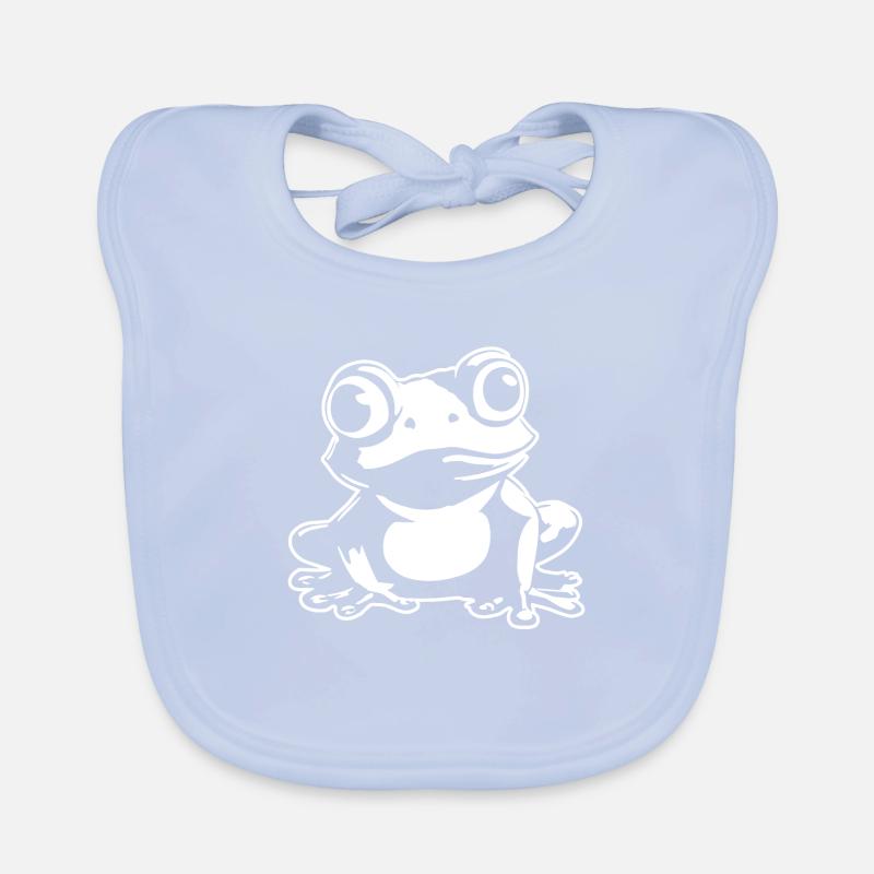 Frog Amphibian Toad Organic Baby Bibs