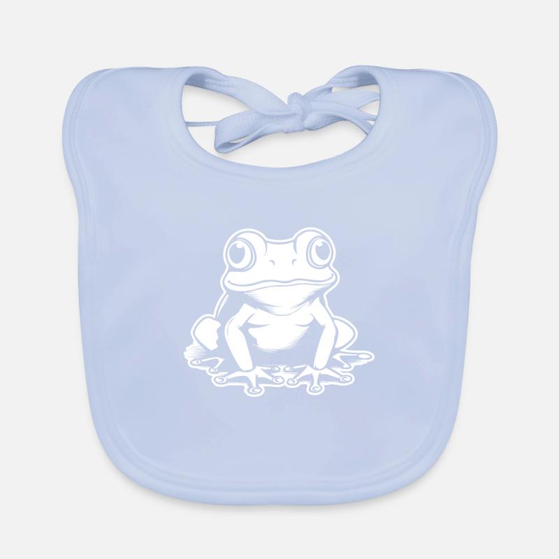 Frog Amphibian Toad Organic Baby Bibs