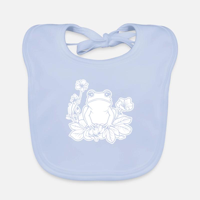 Frog Amphibian Toad Organic Baby Bibs