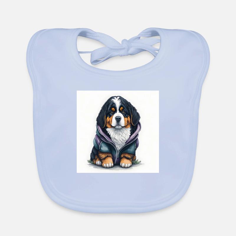 Berner Sennenhund Baby Bio-Lätzchen