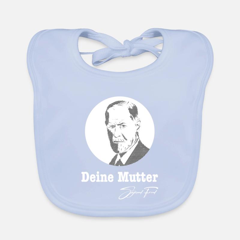 Deine Mutter Sigmund Freud Baby Bio-Lätzchen