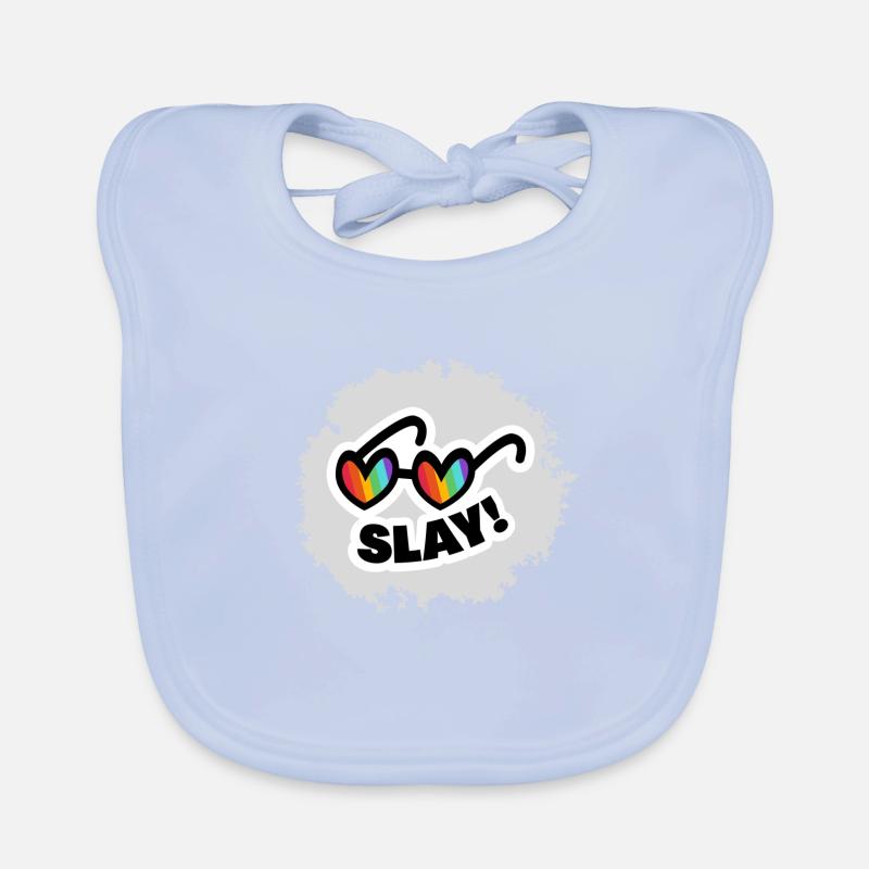 Rainbow Slay! Baby Bio-Lätzchen