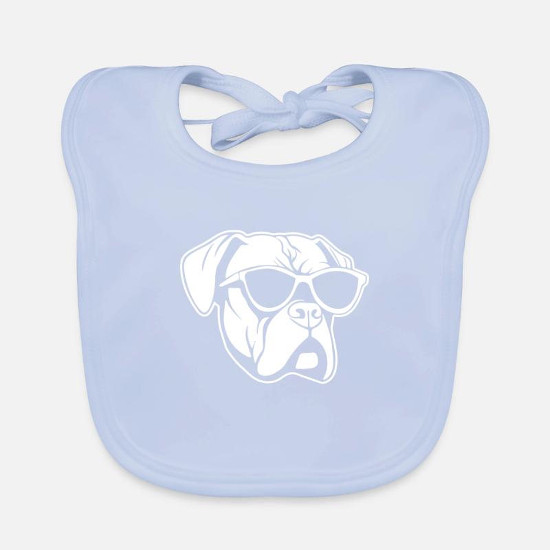 Boxer Hund Hunderasse Baby Bio-Lätzchen