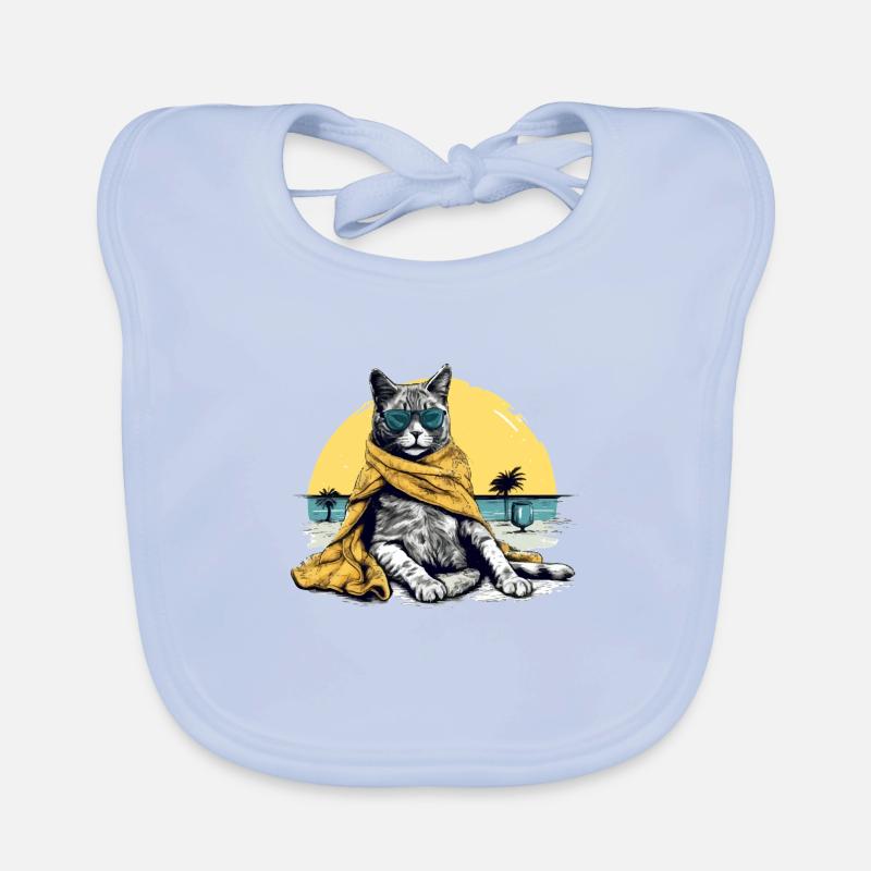 Koki le chat pacha Bavoir bio Bébé