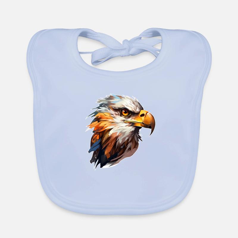 Oiseau de proie Bavoir bio Bébé