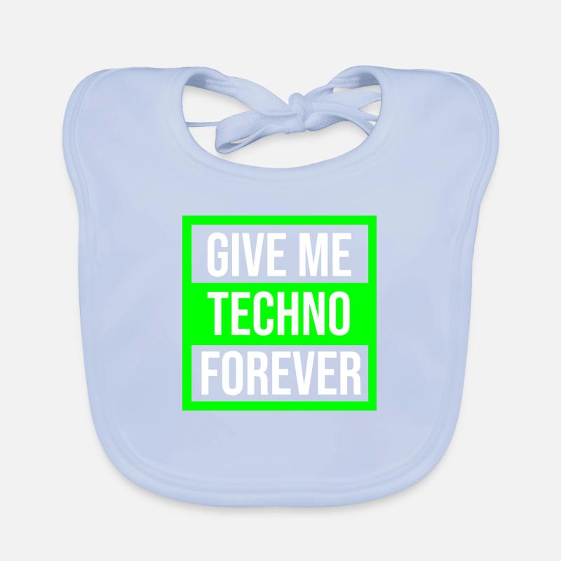 Citation de Techno Forever Music Bavoir bio Bébé