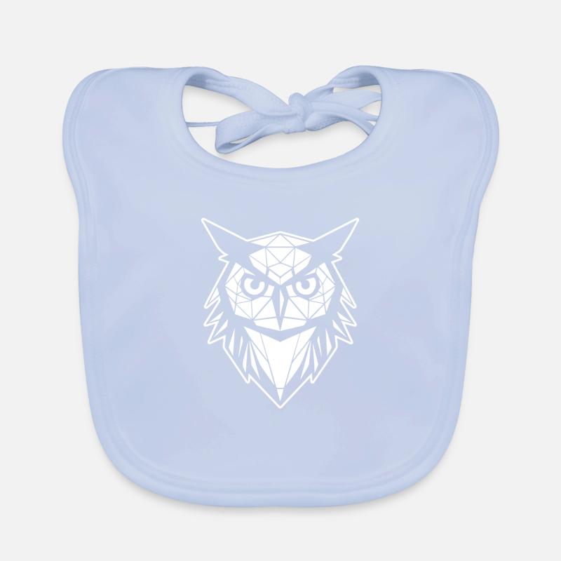 Eule Eulen Vogel Vögel Baby Bio-Lätzchen