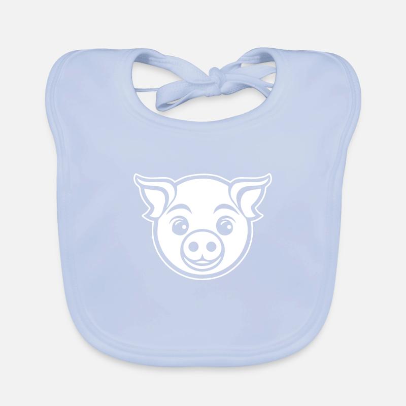 Pig Piggy Sow Organic Baby Bibs