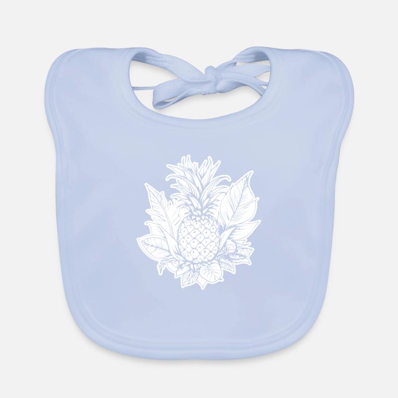 Pineapple Organic Baby Bibs