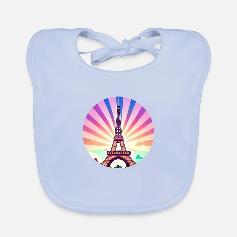 Tour Eiffel Bavoir bio Bébé