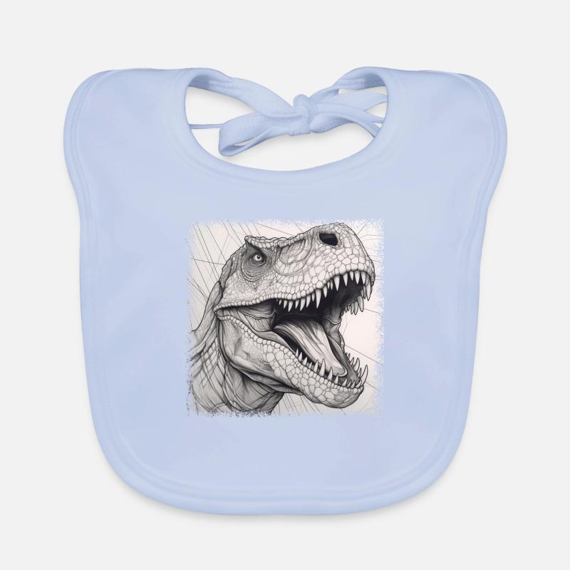 Statement Dinosaurus Dino Costume Tshirts Cool Old Organic Baby Bibs