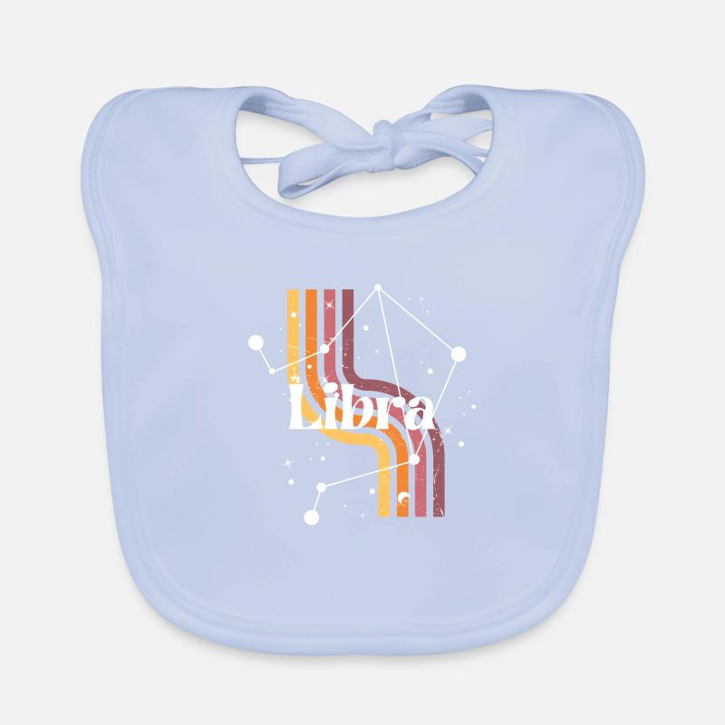 Libra horoscope rétro Bavoir bio Bébé