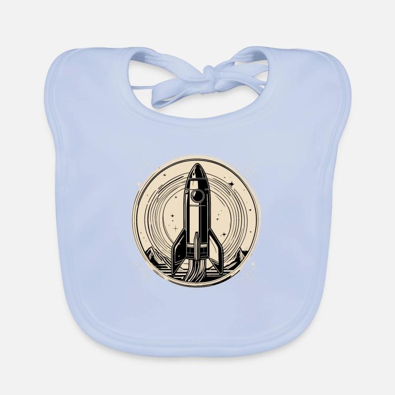 One Small Step, square Organic Baby Bibs