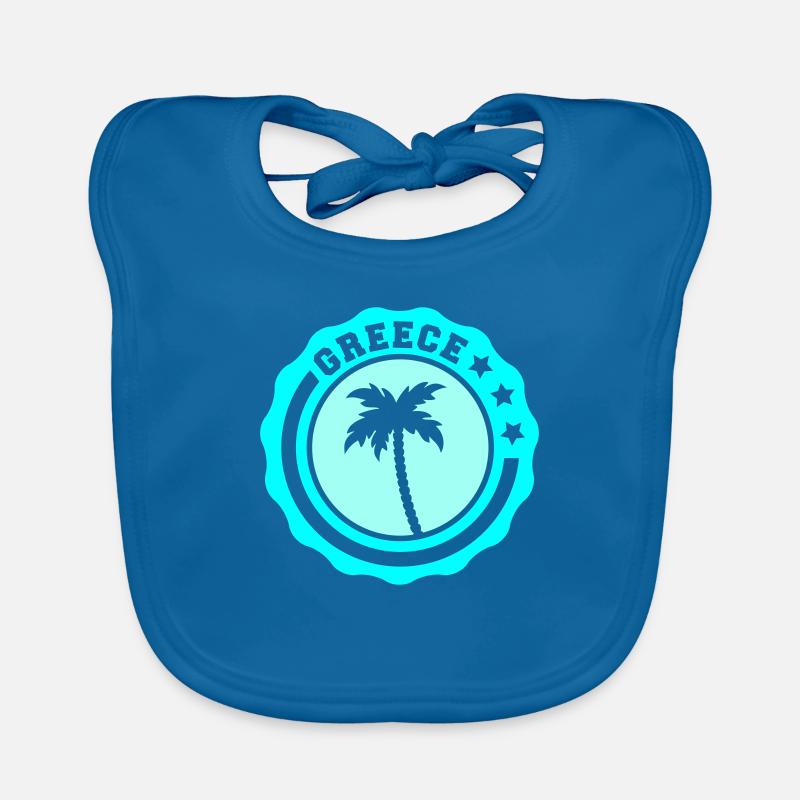 Grèce Bavoir bio Bébé