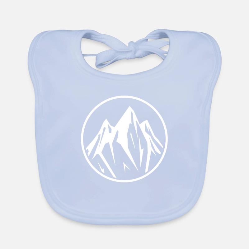 Comté de Mountains Bavoir bio Bébé