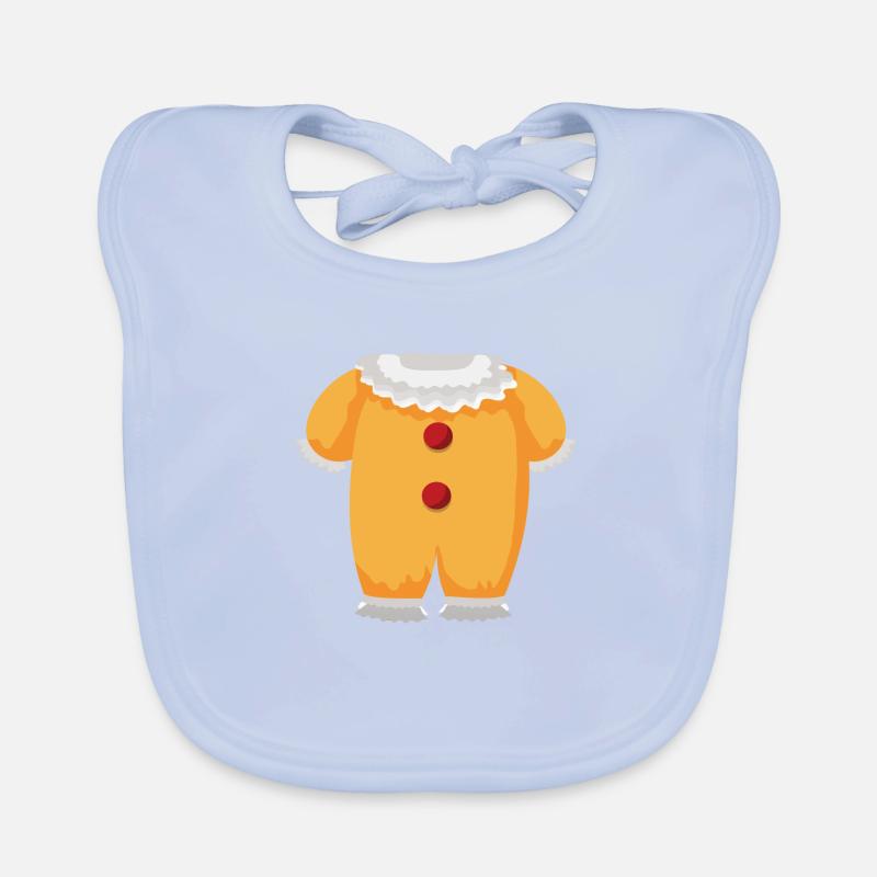 Clown Kostüm Baby Bio-Lätzchen