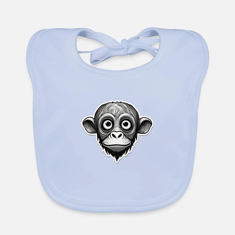 Affe Baby Bio-Lätzchen