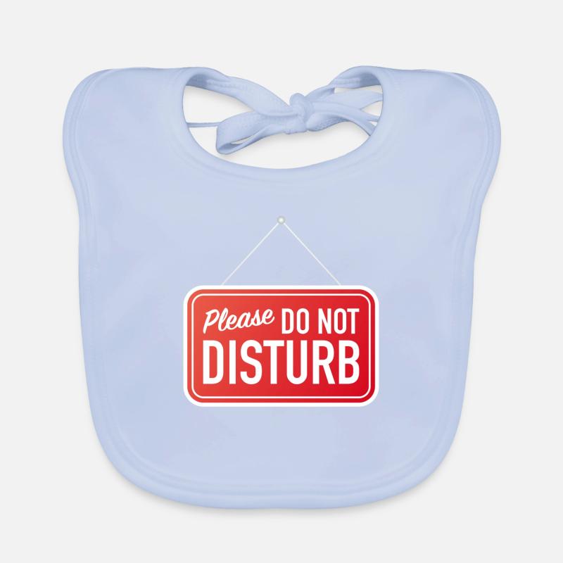 Please do not disturb Organic Baby Bibs