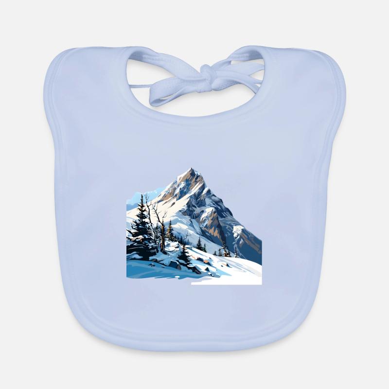 It's finally winter Organic Baby Bibs