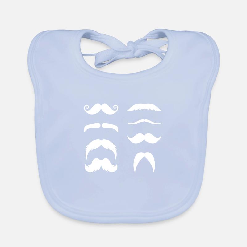 Baffi vari e vari Bavaglino ecologico per neonato