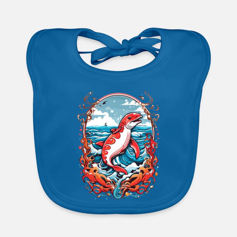 Meeresbewohner Baby Bio-Lätzchen