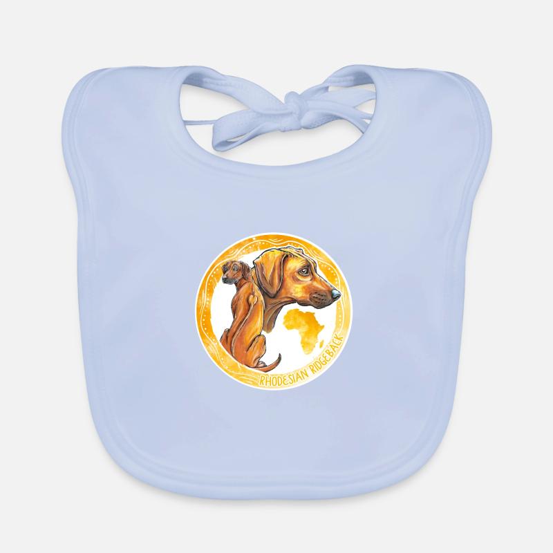 Rhodesian Ridgeback Organic Baby Bibs