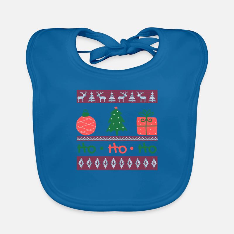 Laid de Noël Pull - Joyeux Noël Bavoir bio Bébé
