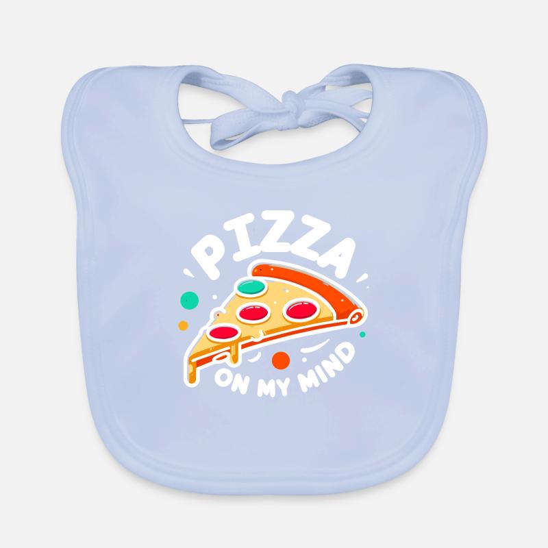 La pizza dans mon Bavoir bio Bébé