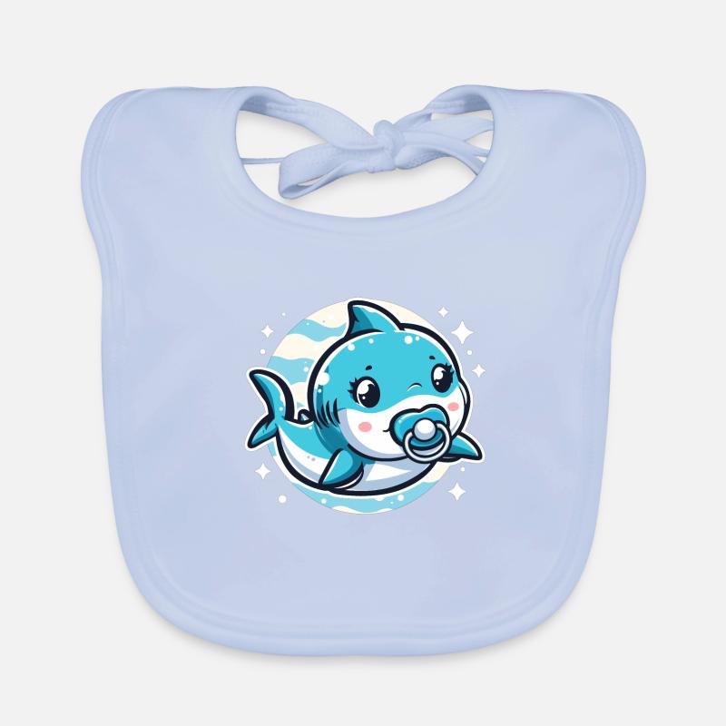 Bébé requin Organic Baby Bibs