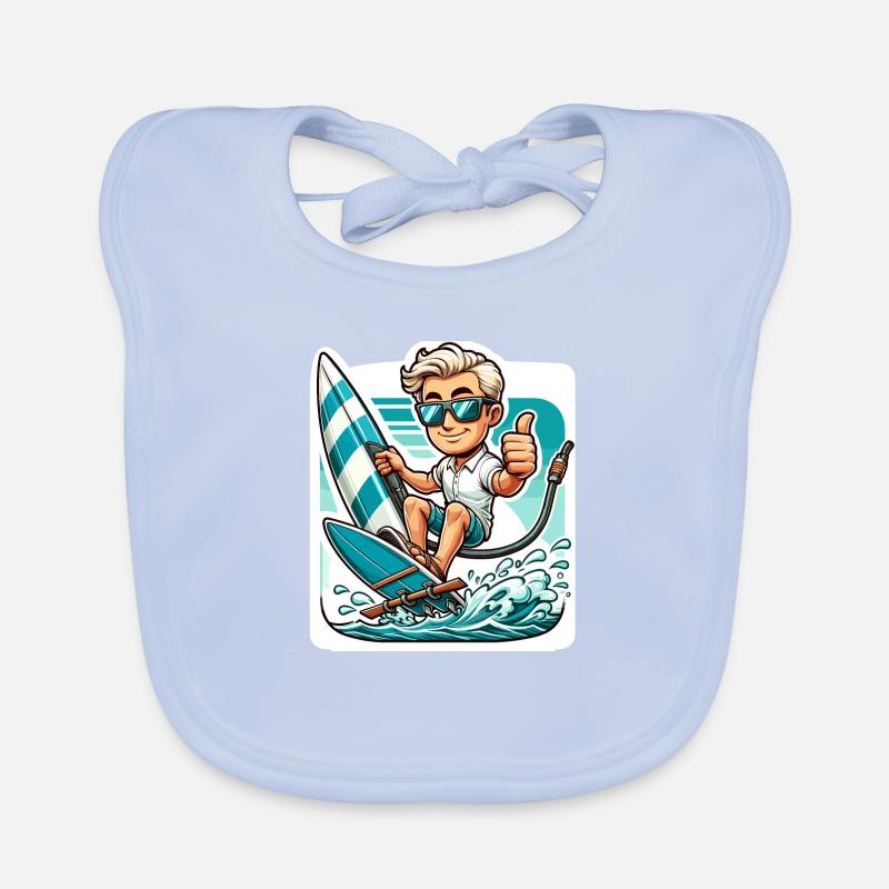 Surfen Baby Bio-Lätzchen
