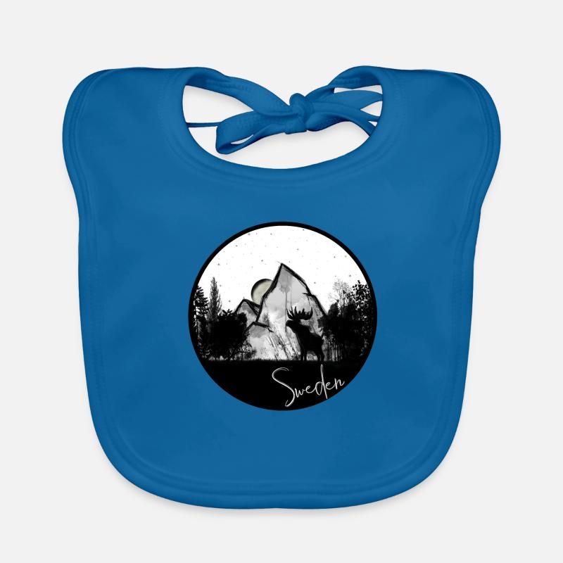 Impression Suède Bavoir bio Bébé