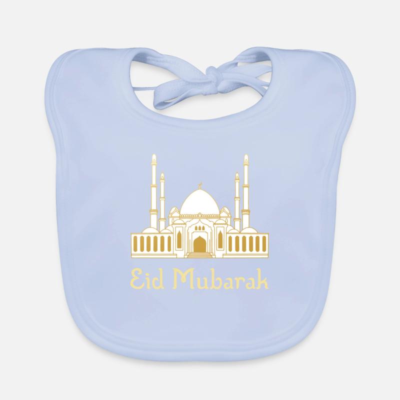 Eid Mubarak/ Ramadan / Islam / Moschee Baby Bio-Lätzchen