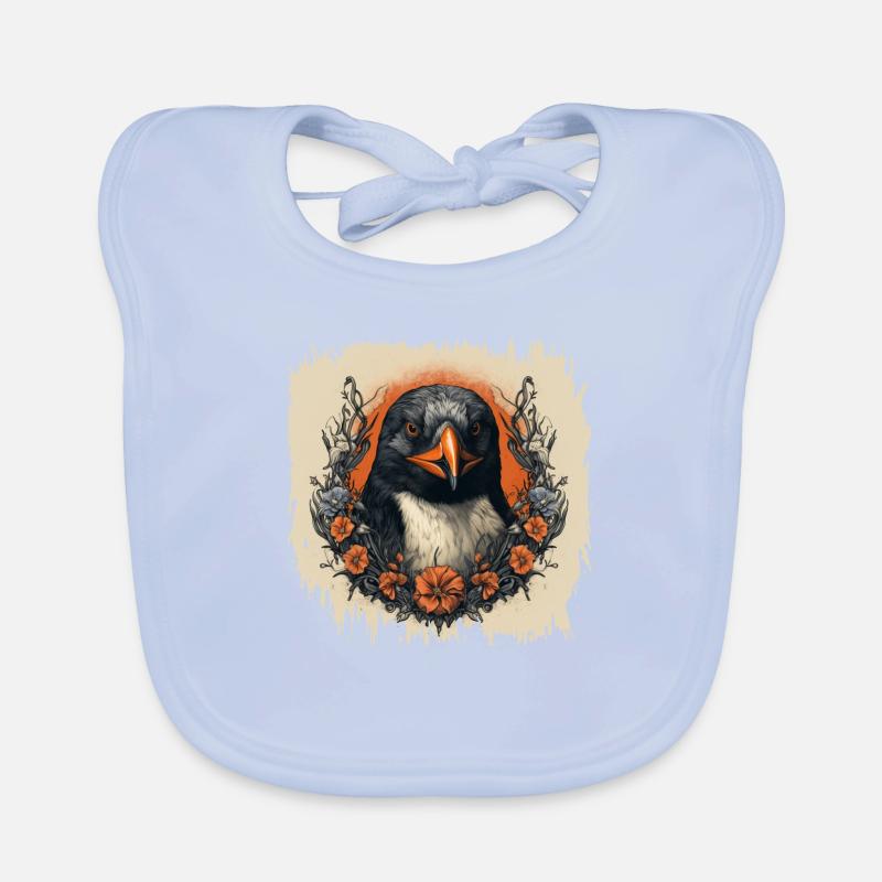 dancing penguin present statement cool Baby Bio-Lätzchen