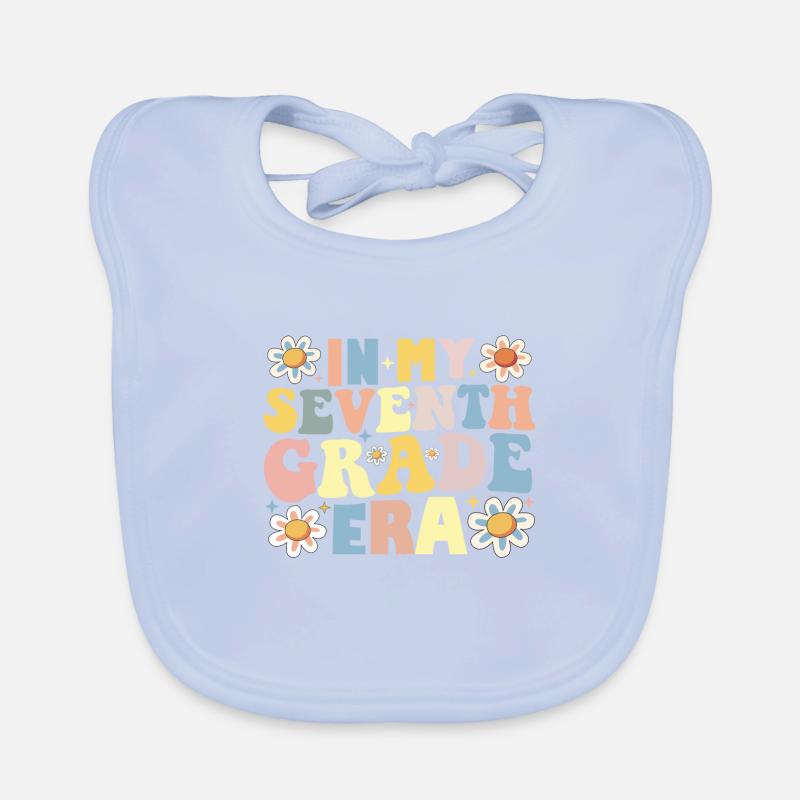 Enseignant élève 7e année dans mon ère de septième année Bavoir bio Bébé